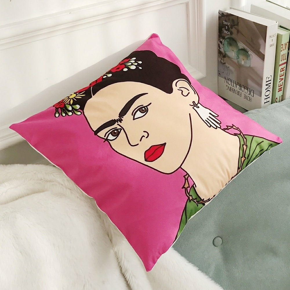 Frida Kahlo Pillow Case - Picture 2 of 3